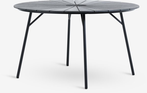 Garden table RANGSTRUP D130 black/black