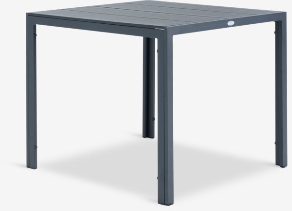 MADERUP L90 table + 4 LOMMA chair black