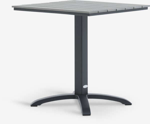 Bistro table HOBRO W70xL70 grey