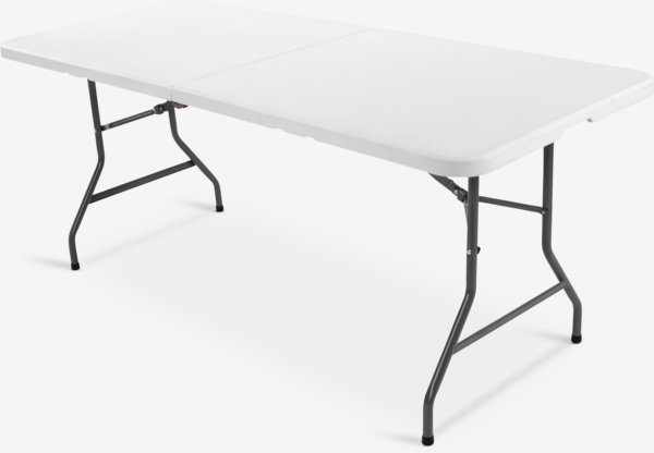 Folding table KULESKOG W75xL180 white