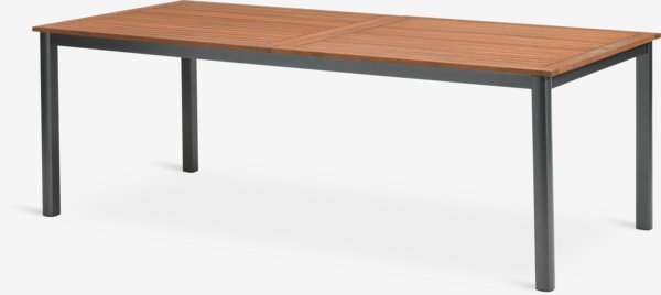Trädgårdsbord YTTRUP B100xL210/300 hårdträ