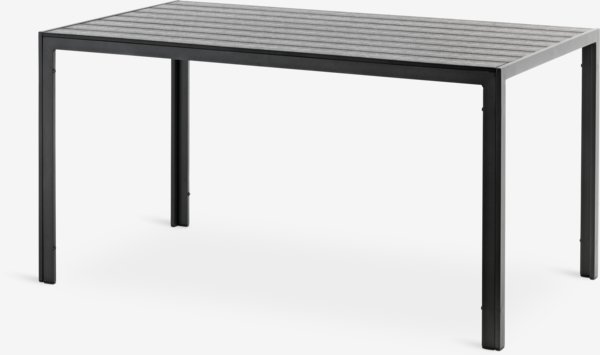 JERSORE L140 tafel + 4 FUGLEBJERG stoel zwart