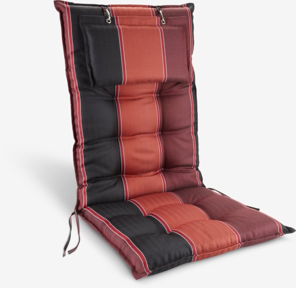 Cojín de jardín para silla reclinable AKKA rojo
