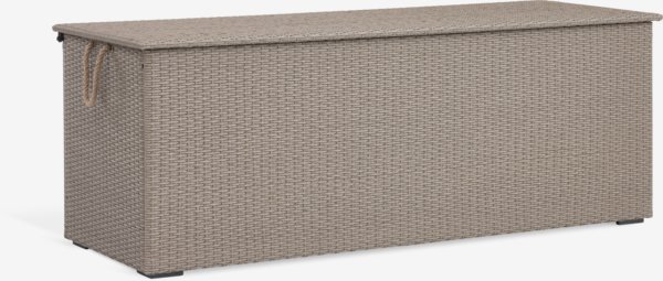 Cushion storage box STAVERN W198xH74xD72 natural