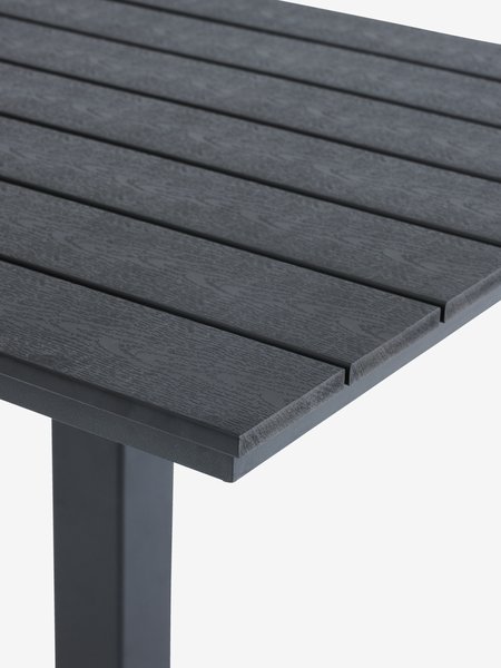 HOBRO D70 stůl + 2 LOMMA židle černá