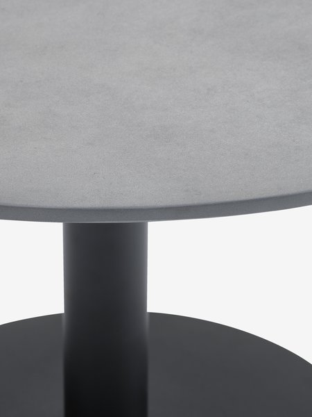 Table d'appoint HELAGS Ø85xH50 noir