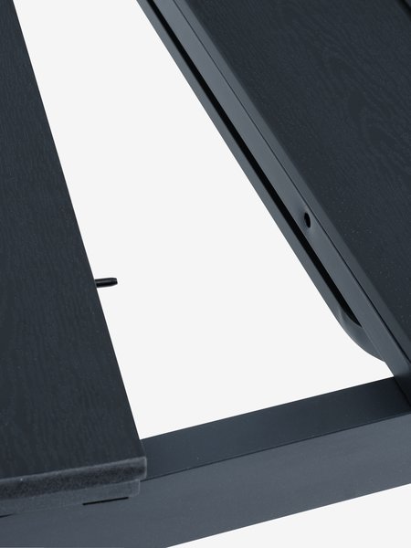 Tuintafel VATTRUP B95xL172/276 zwart