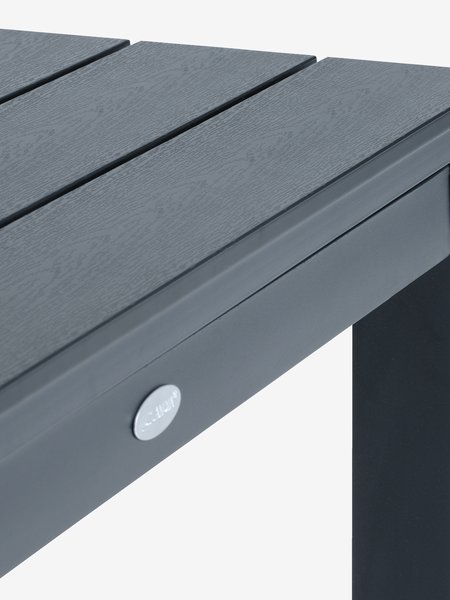 Tuintafel VATTRUP B95xL172/276 zwart