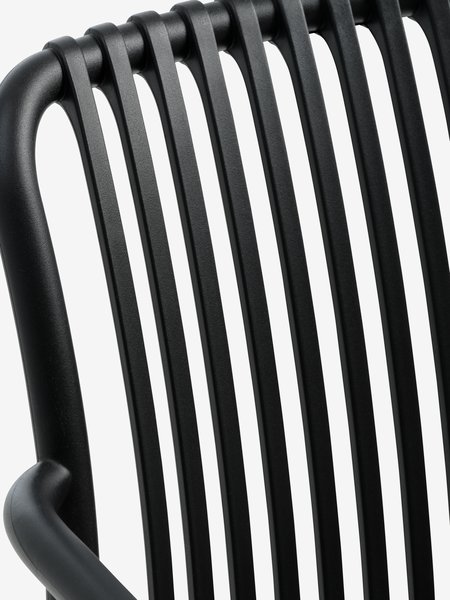 Chaise empilable NABBEN noir