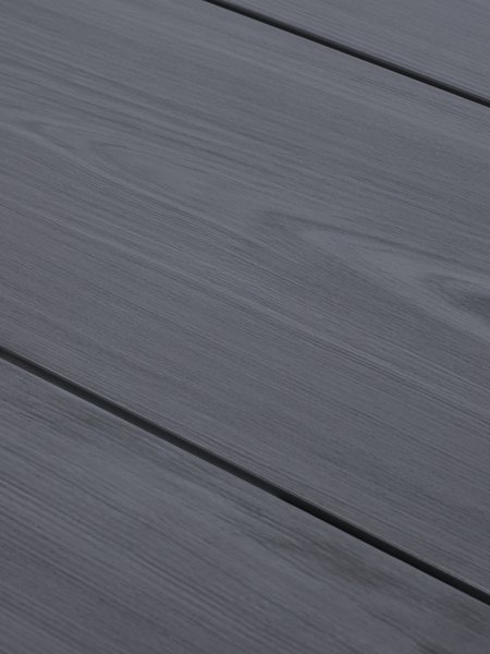 Tavolo KOPERVIK L215 cm grigio + 4 Sedie SANDVED nero