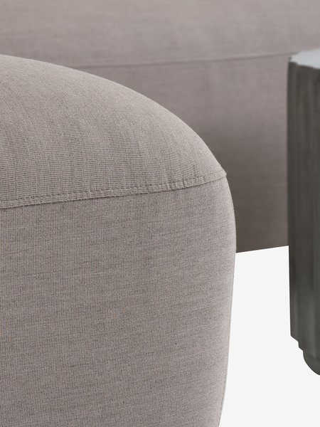 Ensemble lounge DALER gris + VEDBY 5pers. 4 saisons beige