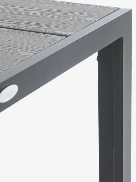 PINDSTRUP L205 table + 4 UGLEV chaises gris