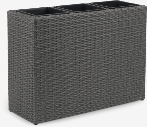 Planter box STOKKAND W30xL83xH60 grey