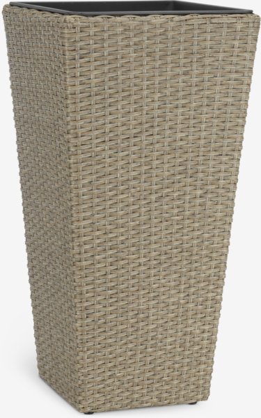 Planter basket BLOMMOR W36xL36xH70 natural