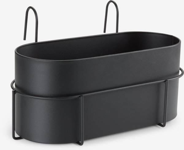 Balcony planter UGLE W23xL37xH22 black