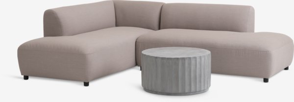 Комплект мебели DALER сива + VEDBY 5-местен за всеки сезон