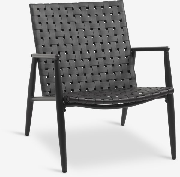 Kerti szék EDDERUP fekete