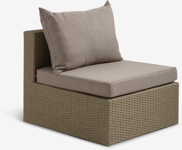 Lounge-Set RAVNDRUP 5 Personen natur