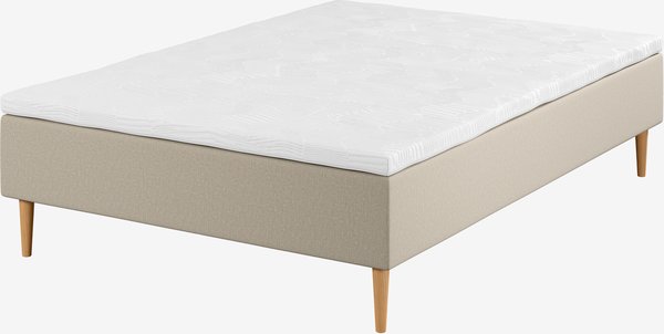 Boxmadras 140x200cm DINGLA PB75 sand-91 DREAMZONE