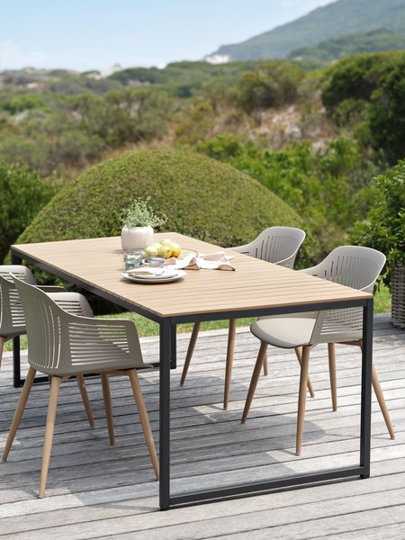 Table de jardin DAGSVAD l90xL190 naturel