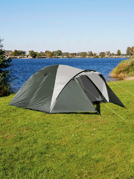 Tent LAMMEFJORD sleeps 4 olive/grey