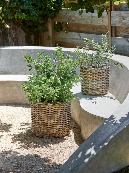 Plantenbak SEGLA Ø38xH37cm rotan naturel