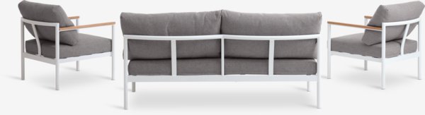 Комплект меблів для відпочинку ODDESUND 5м білий