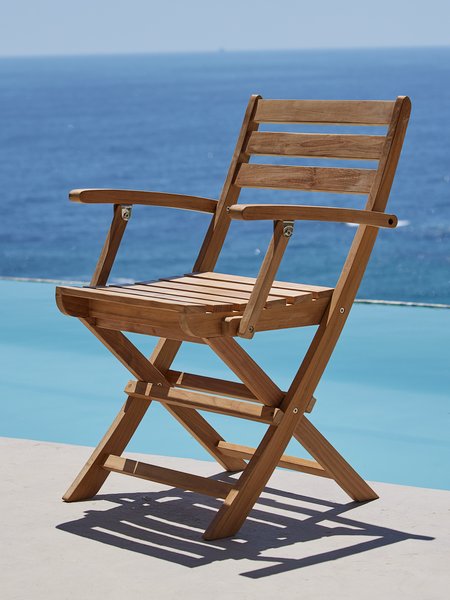 Chaise pliante VESTERHAVET teck