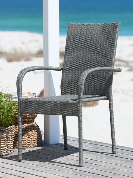 Stacking chair GUDHJEM grey