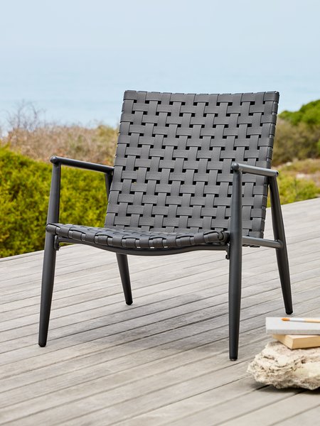 Lounge-Sessel EDDERUP schwarz