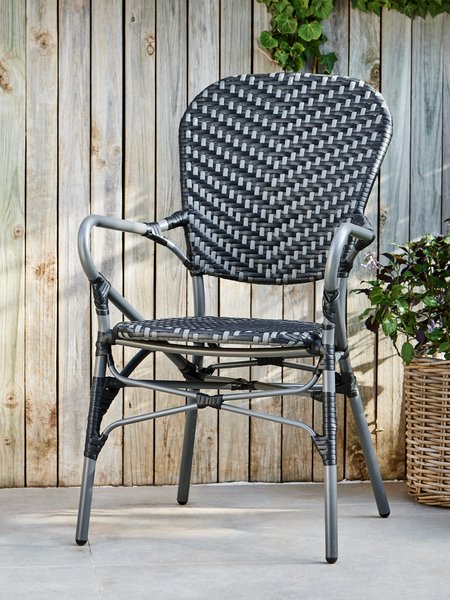 Stacking chair SAKSBORG grey