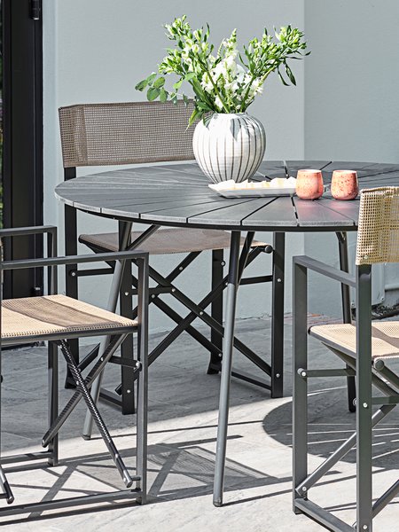 Garden table RANGSTRUP D130 black/black