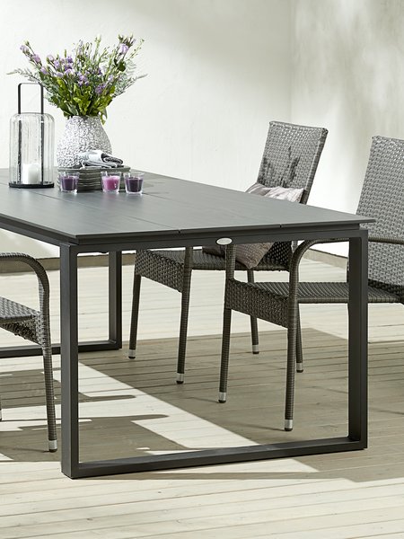 Tavolo da esterno KOPERVIK P100xL215 grigio