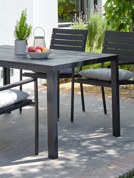 Table de jardin MADERUP l90xL150 noir