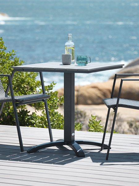 Bistro table HOBRO W70xL70 grey