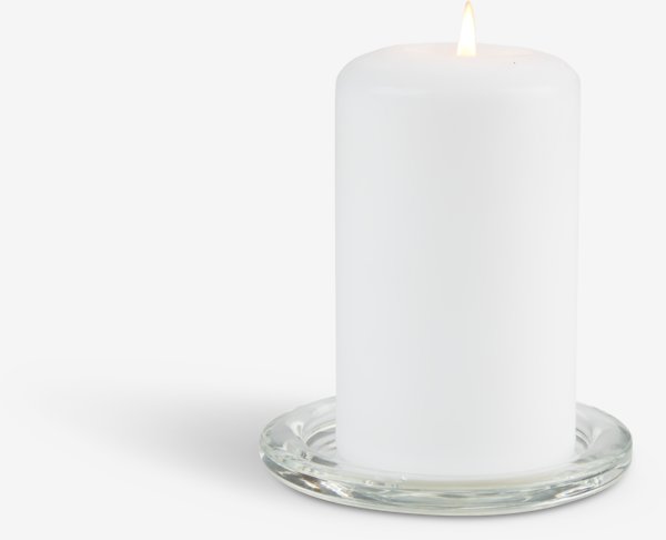 Стъклена чиния GEORG Ø11см за свещи