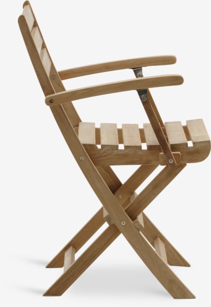 Folding chair VESTERHAVET teak