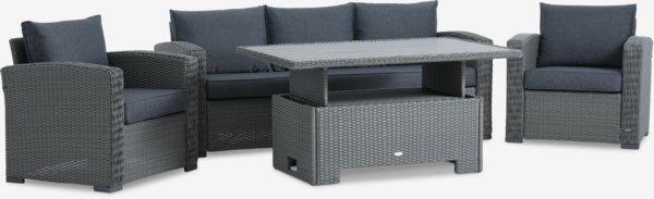 Комплект меблів для відпочинку STAVERN 5м сірий