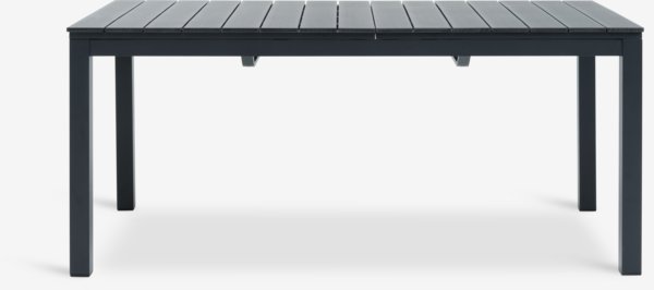 Tuintafel VATTRUP B95xL172/276 zwart