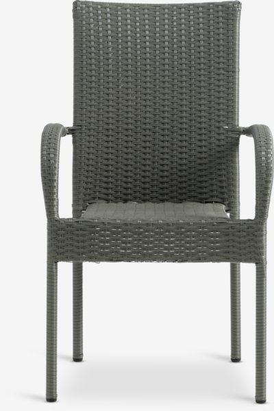 Chaise empilable GUDHJEM gris