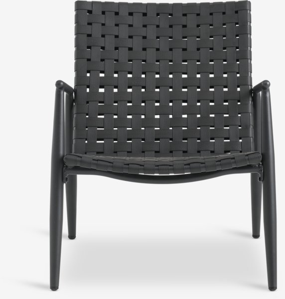 Lounge-Sessel EDDERUP schwarz