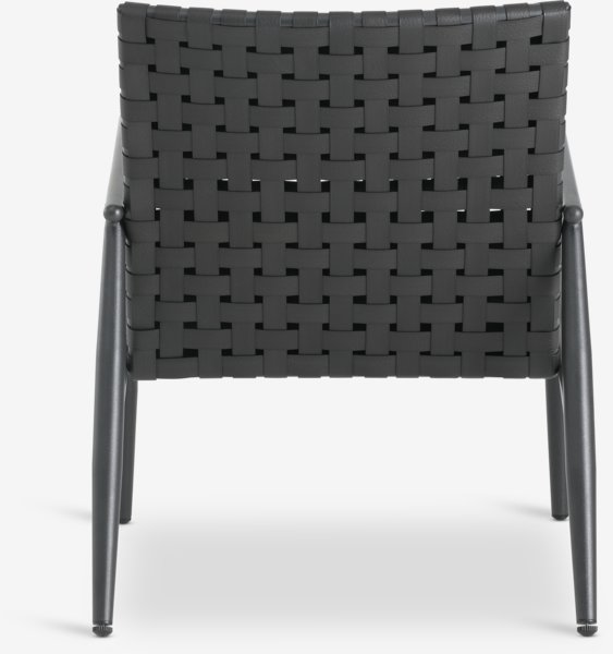 Lounge chair EDDERUP black