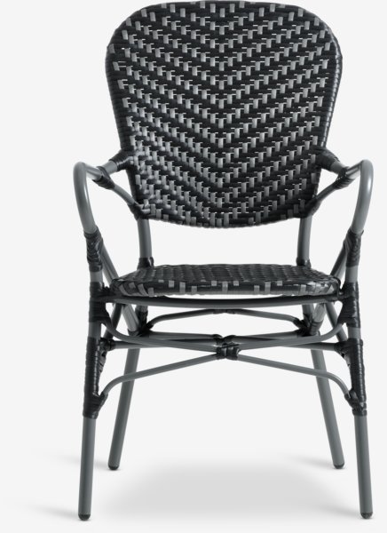 Stacking chair SAKSBORG grey