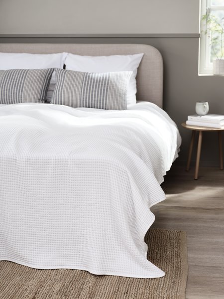 Bedspread FORSYTIA 220x240 white