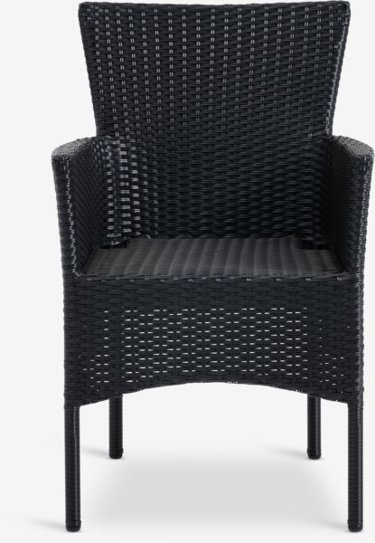Krzesło ogrodowe AIDT czarny