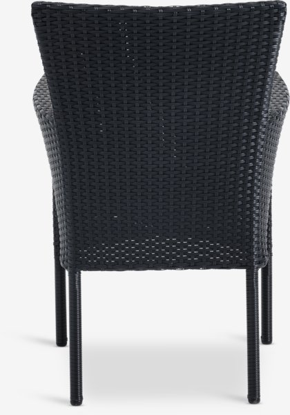 Silla apilable AIDT negro