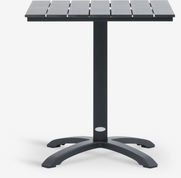 HOBRO L70 table + 2 TAGMARK chaises noir