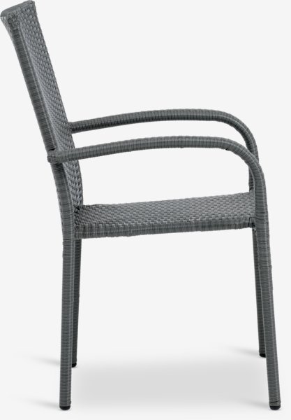 Stacking chair GUDHJEM grey