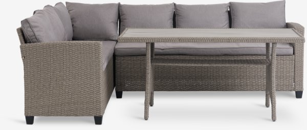 Lounge set ULLEHUSE 6-seater natural