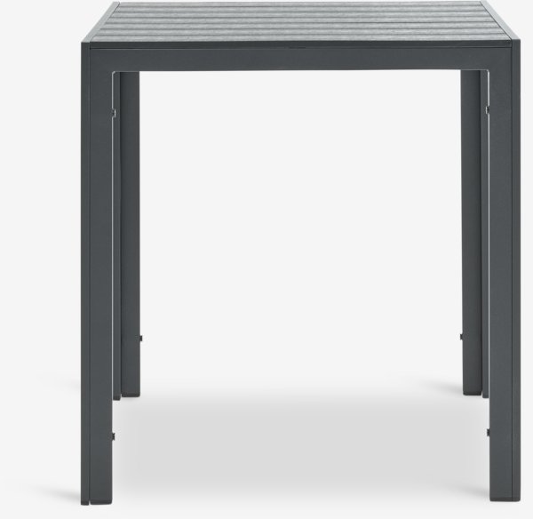 Mesa de jardín JERSORE A70xL70 negro